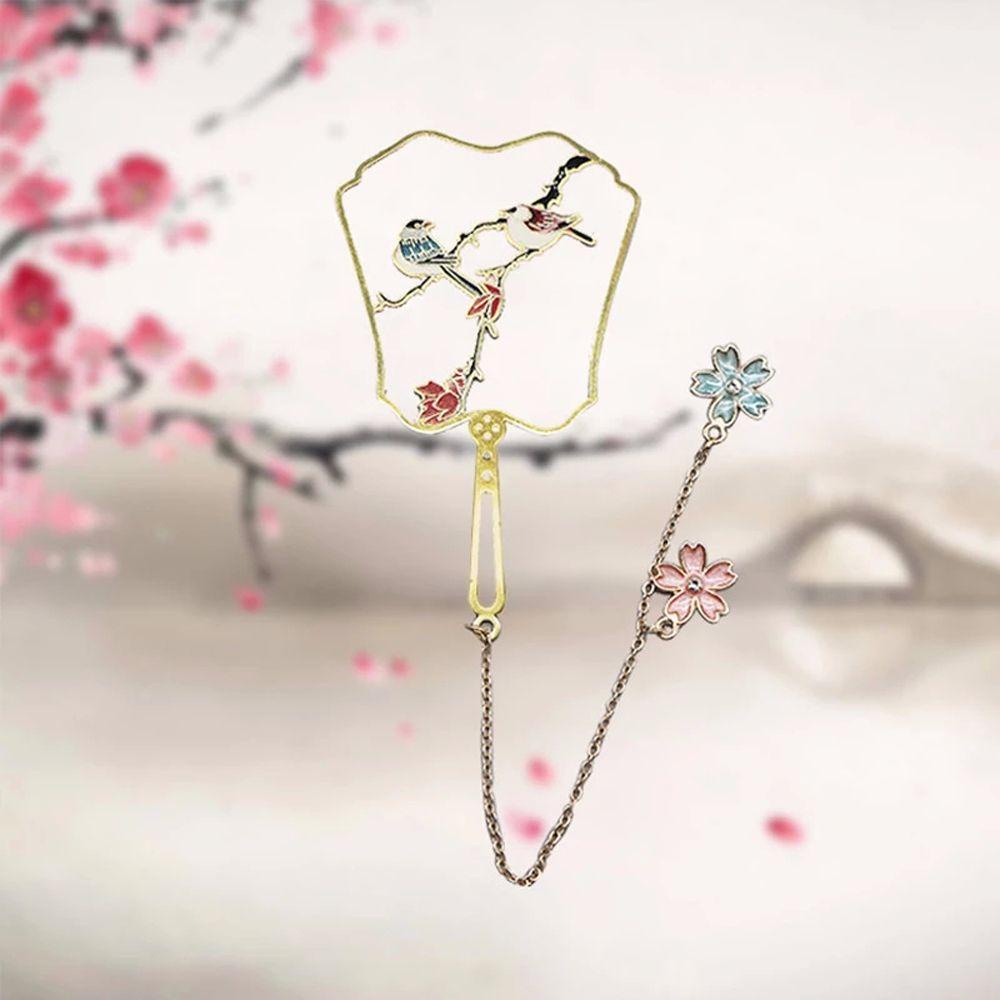 Cleoes Đánh Dấu Trang Sách Bằng Kim Loại Phối Tua Rua Phong Cách Retro Làm Quà Tặng Cho Học Sinh