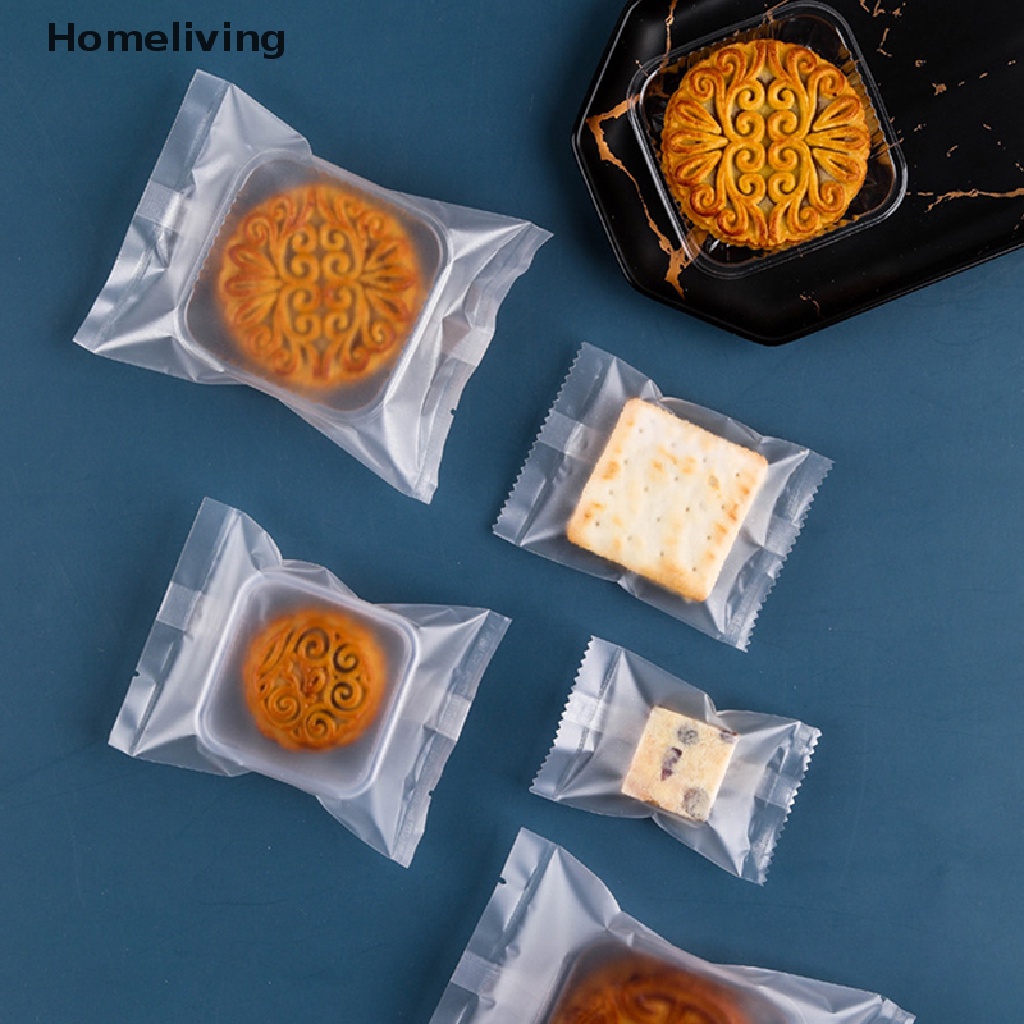 Set 100 Túi Nhựa Trong Suốt Dày Dặn Đựng Bánh Kẹo Tiện Dụng