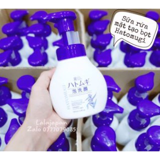 Sữa rửa mặt tạo bọt Hatomugi Nhật Bản