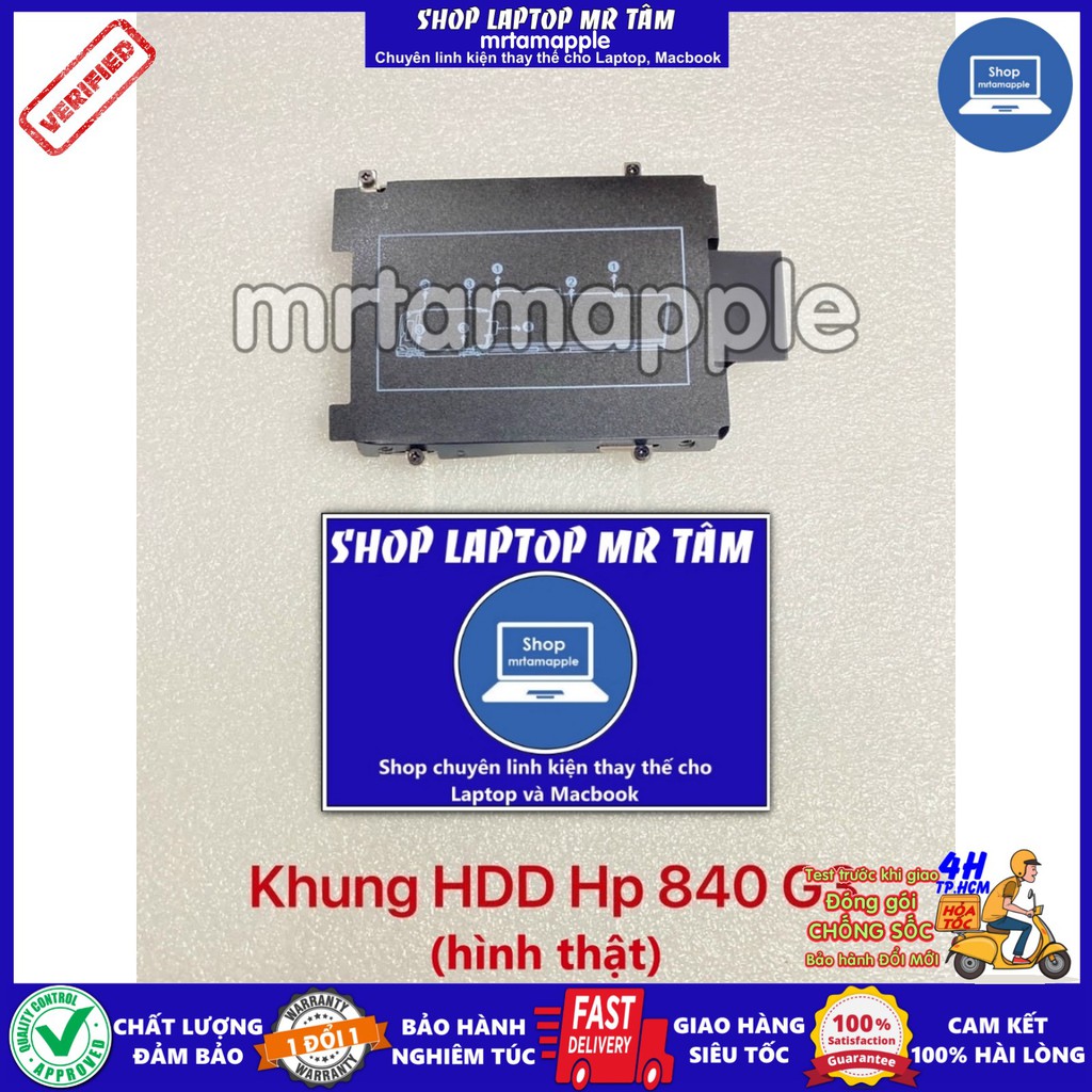 KHUNG HDD LAPTOP HP 840 G3 dùng cho Elitebook 720 725 G3, 740 745 G3, 750 755 G3, 820 G3, 840 G3, 850 G3, ZBook 14 G3 G4
