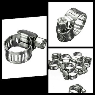Bộ 10 đai xiết ống 8 – 12mm không rỉ
