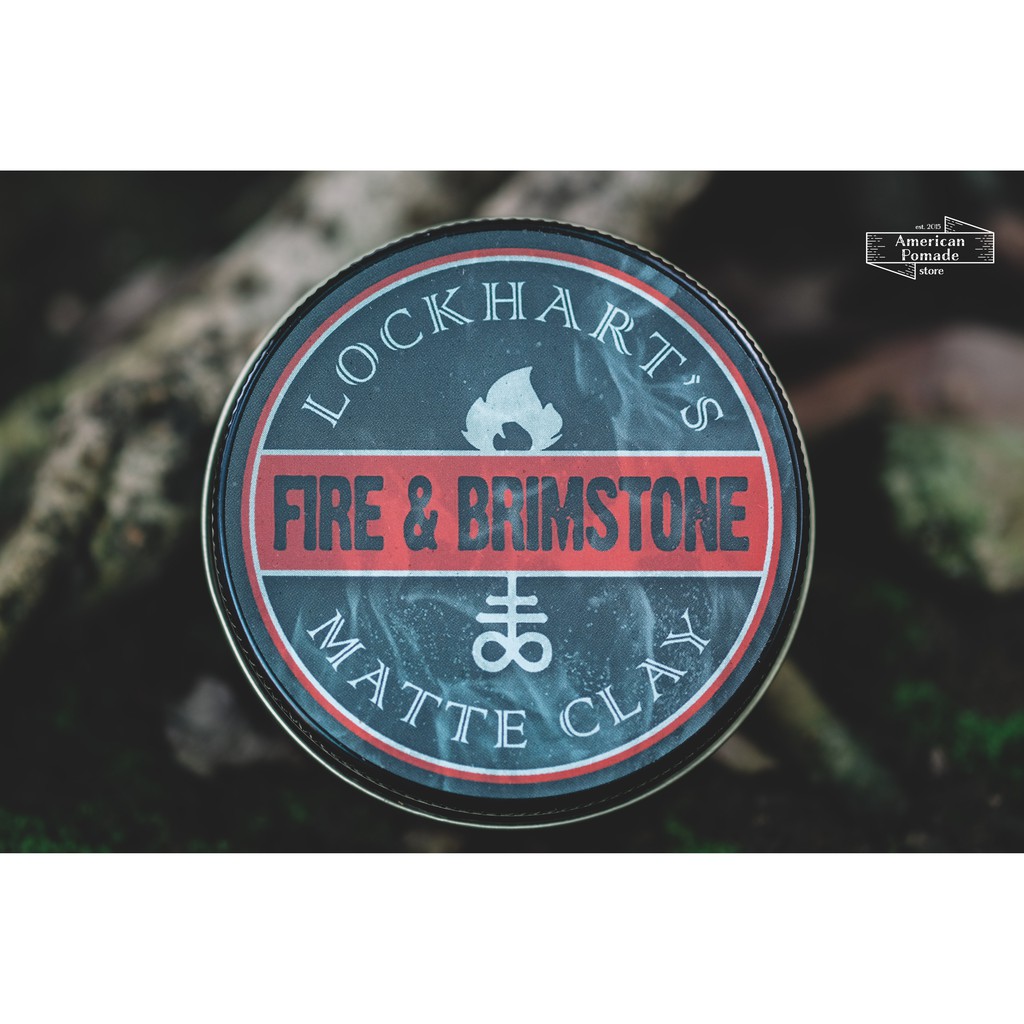 Sáp vuốt tóc Matte Clay Fire And Brimstone