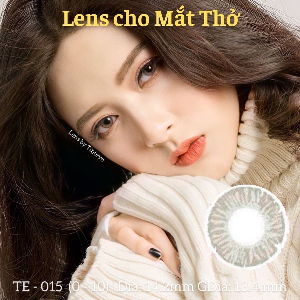 Lens cho Mắt Thở Angelina Grey 0 - 10 độ