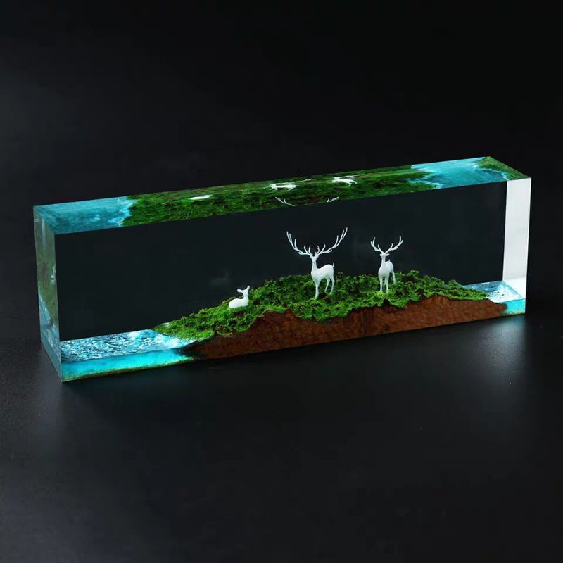 9 mẫu mô hình nai sừng mini dùng trong trang trí Resin thủ công.