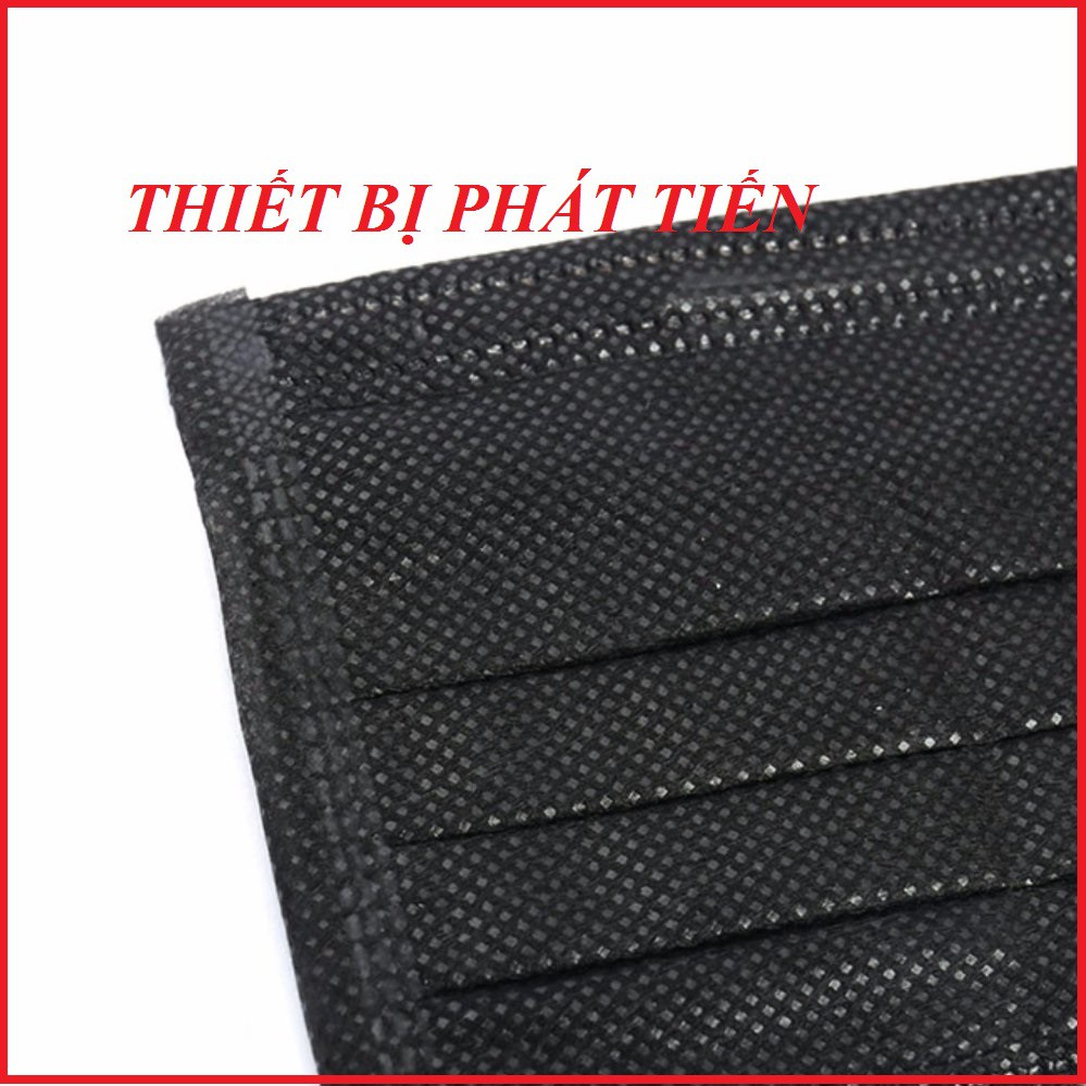Bộ 4 Hộp Khẩu Trang Y Tế 4 Lớp Than Hoạt Tính Nam Anh Màu Đen (Hộp 50 Cái)