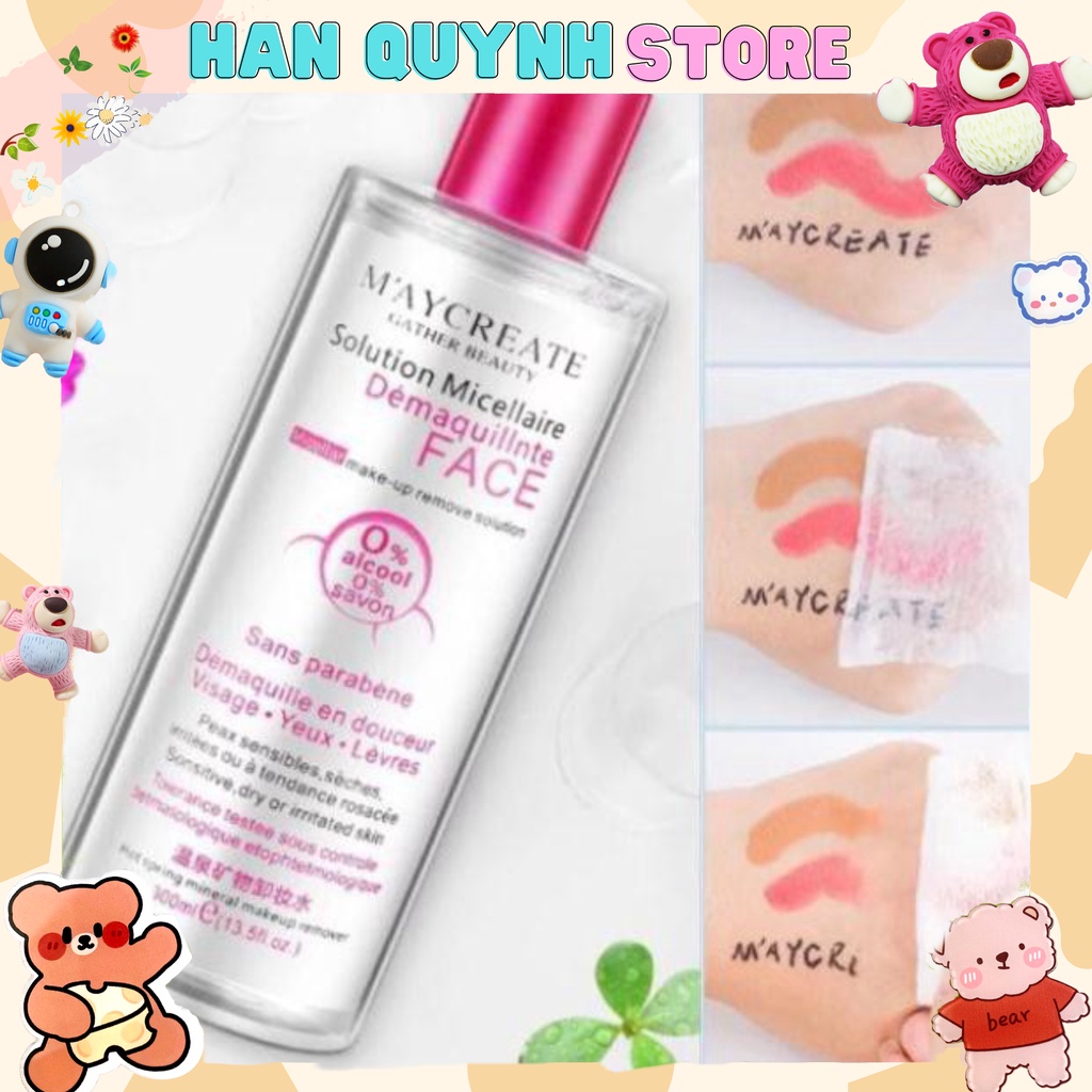 Nước tẩy trang Maycreate 300ml  (HÀNG HOT) . ❤0