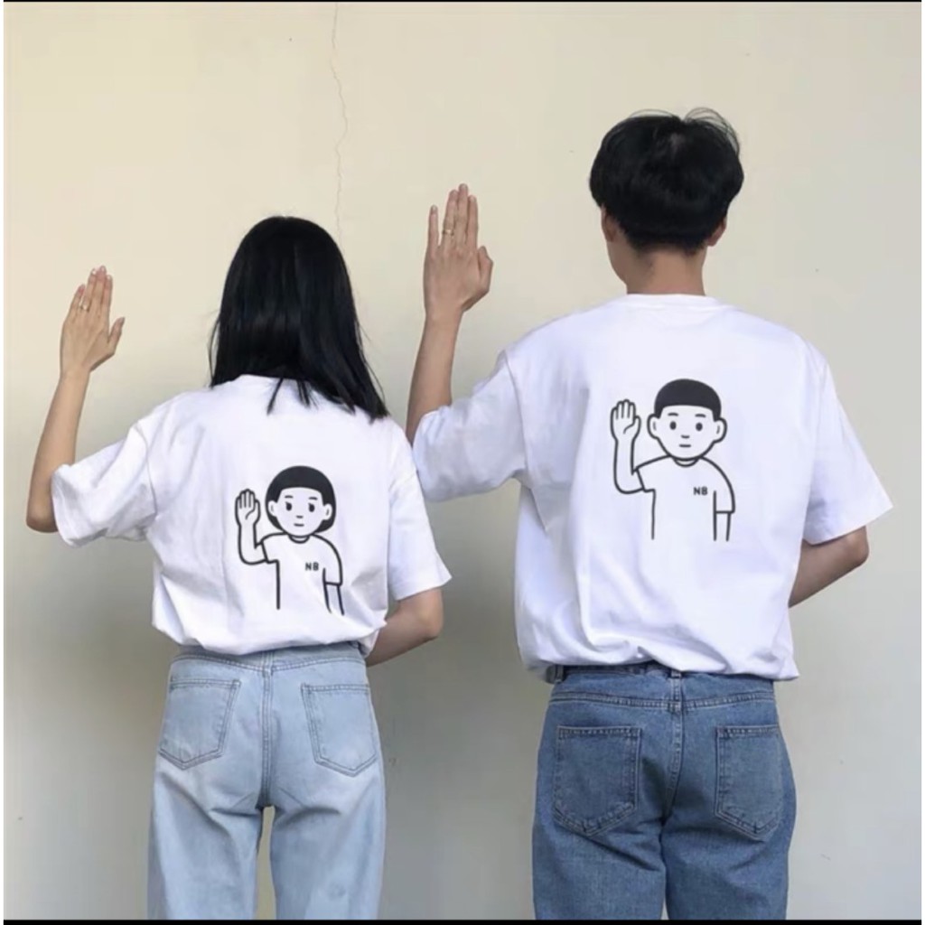 Áo thun Stee HI BOY and GIRL - Giá sỉ Unisex