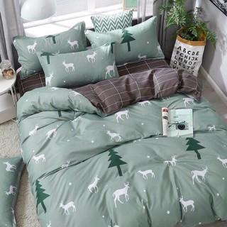 Sét chăn ga gối cotton poly nhập khẩu