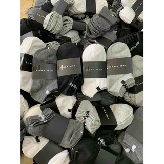 10 đôi tất vớ nam nữ chất cotton 100% siêu mịn giá rẻ Zaraa