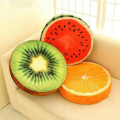 Gối ngồi/ đệm ngồi mềm hình trái cây nhiều loại