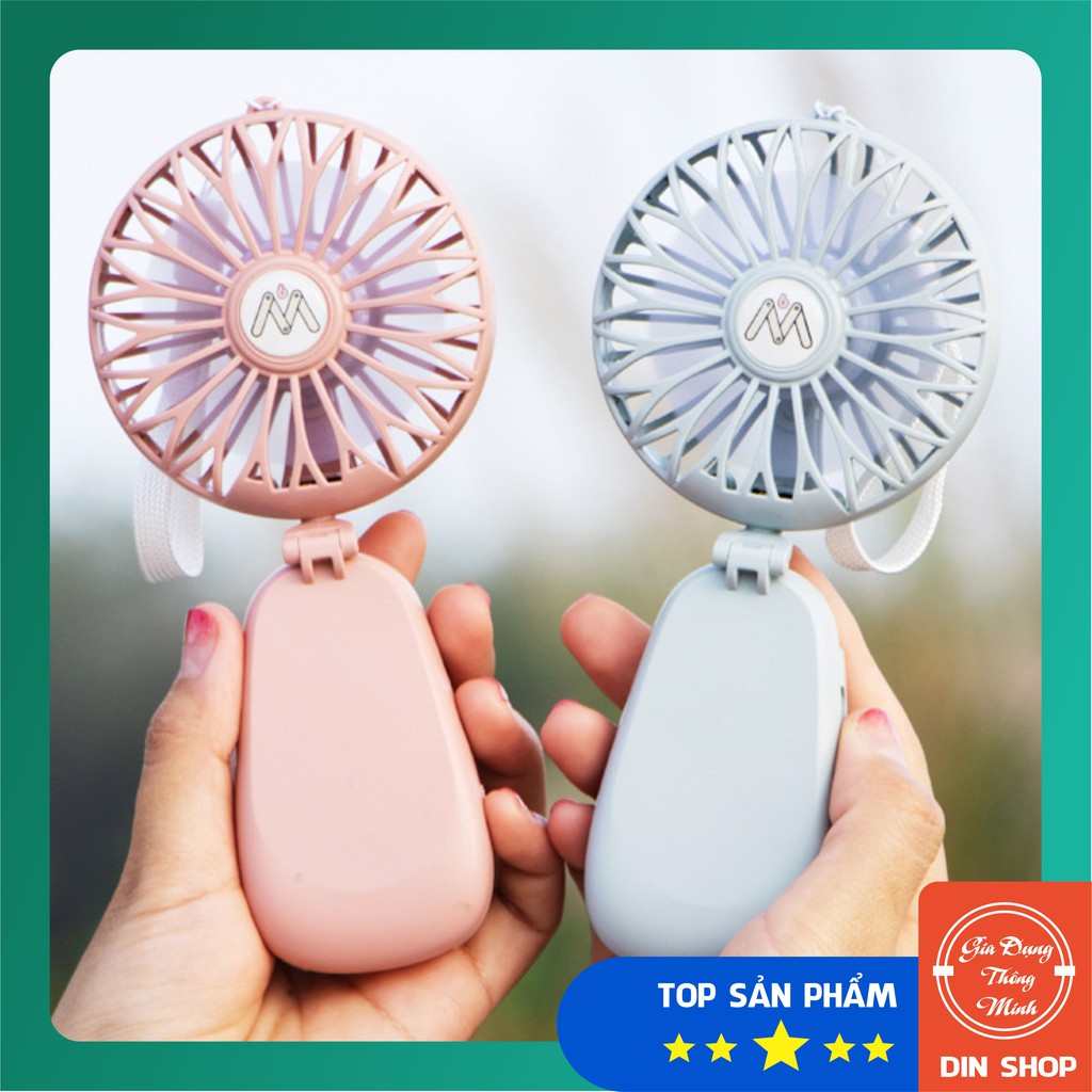 Quạt Tích Điện Mini 🔥HÀNG NHẬP KHẨU🔥 Quạt Tích Điện Cầm Tay Đa Năng 6M Kẹp Bàn Có Đèn Chính Hãng | BigBuy360 - bigbuy360.vn