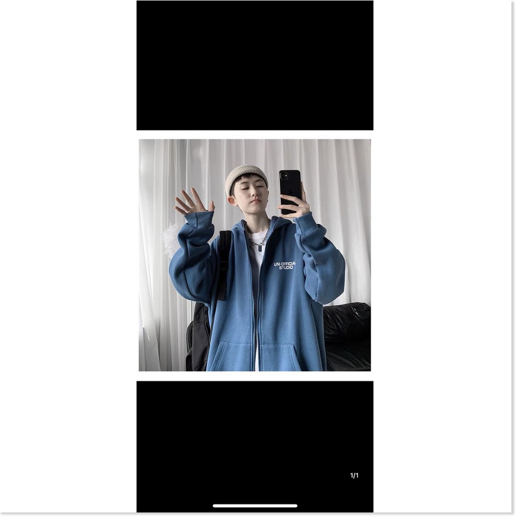 Áo nỉ dây kéo form to y hình SIÊU ĐỆP THỜI TRANG HÀN QUỐC HOT KOKO MI STORE