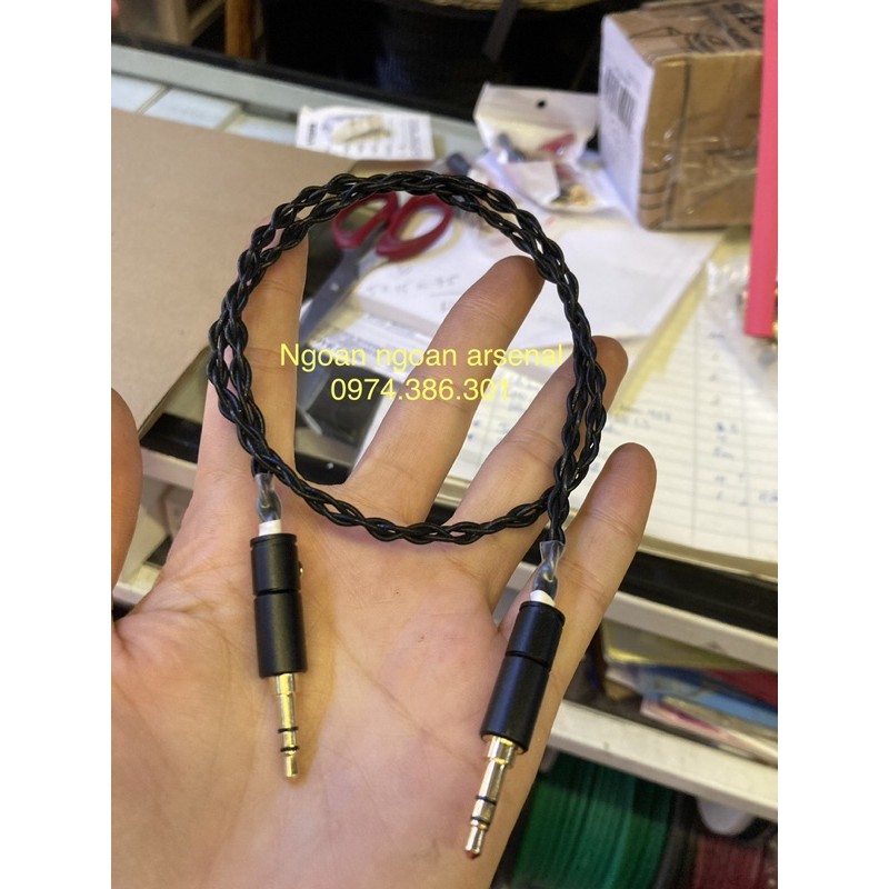 dây tín hiệu 2 đầu 3.5 lõi mạ bạc chất lượng