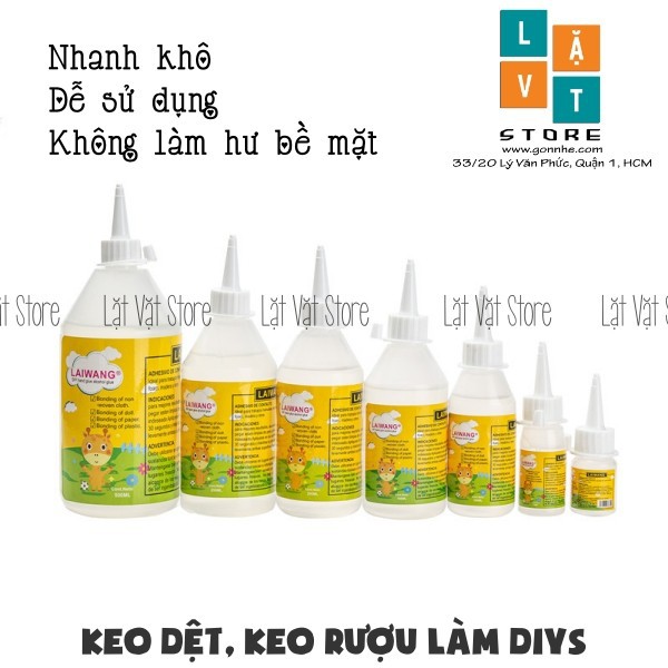 Keo dệt, keo dán vải làm đồ thủ công, diy, không làm hư bề mặt vải