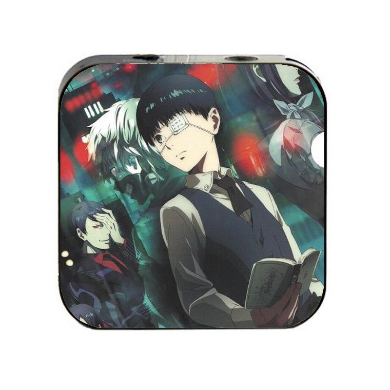Máy nghe nhạc mp3 IN HÌNH Tokyo Ghoul anime chibi cầm tay mini tặng tai nghe cắm dây có mic và dây sạc