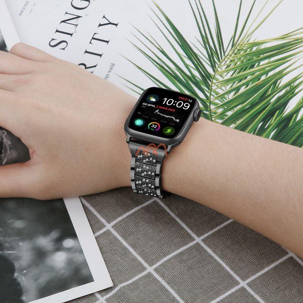 Dây kim loại đính đá Apple Watch seri 1 2 3 4 5