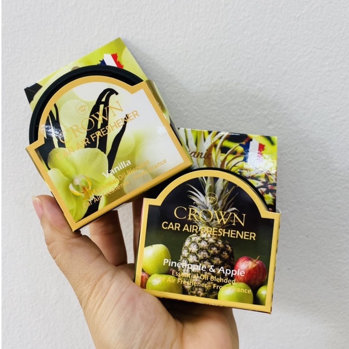 Nước hoa ô tô , Sáp Thơm Crown   -Khử mùi xe hơi dung tích 35g