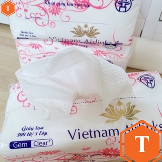 Khăn giấy phòng ăn, khăn giấy nhà bếp bịch 300 tờ