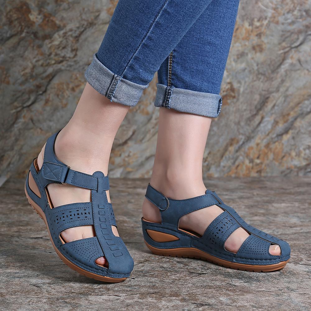 Giày sandal đế xuồng thời trang cho nữ