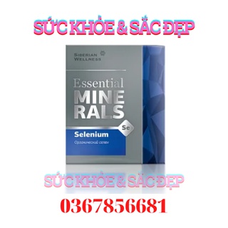 Selen hữu cơ - Essential Minerals Selenium Siberian tăng cường sức đề kháng – 60 viên – Date T2/2023