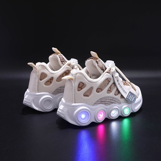 Giày Sneaker Đế Gắn Đèn Led Cho Bé