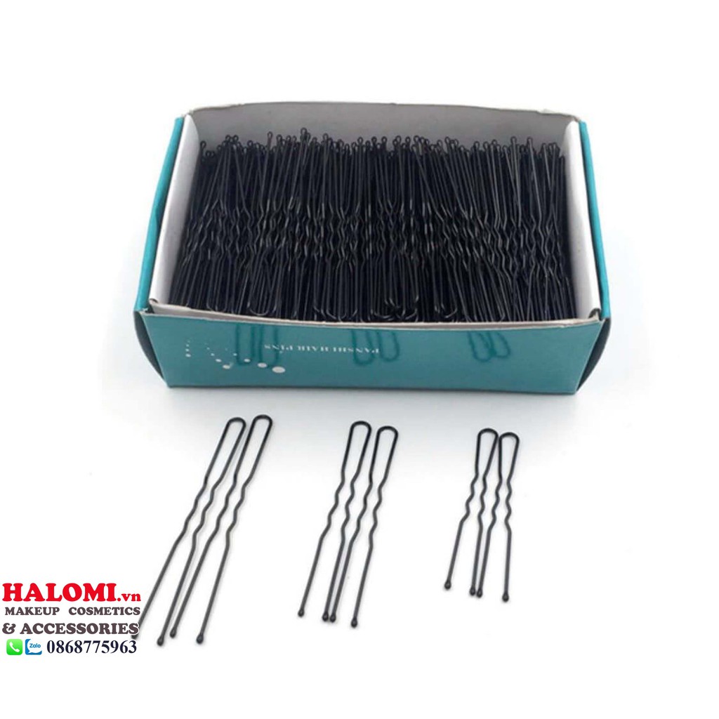 500g Gim U Cài Tóc Chuyên Nghiệp bọc sơn đen chống gỉ có sẵn 3 size