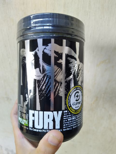 Pre workout Animal Fury Tăng sức mạnh kèm BCAA 30 liều dùng