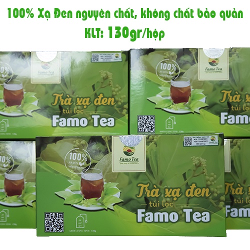 Trà Thảo mộc Xạ Đen FamoTea túi lọc (Hỗ trợ Gan,Giảm men gan,Giảm Mỡ trong Gan,Thải độc,phòng ngừa các bệnh về Gan)