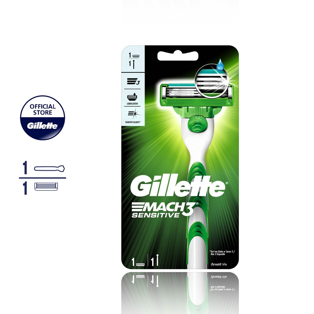 Dao cạo râu Gillette Mach 3 Sensitive 1up