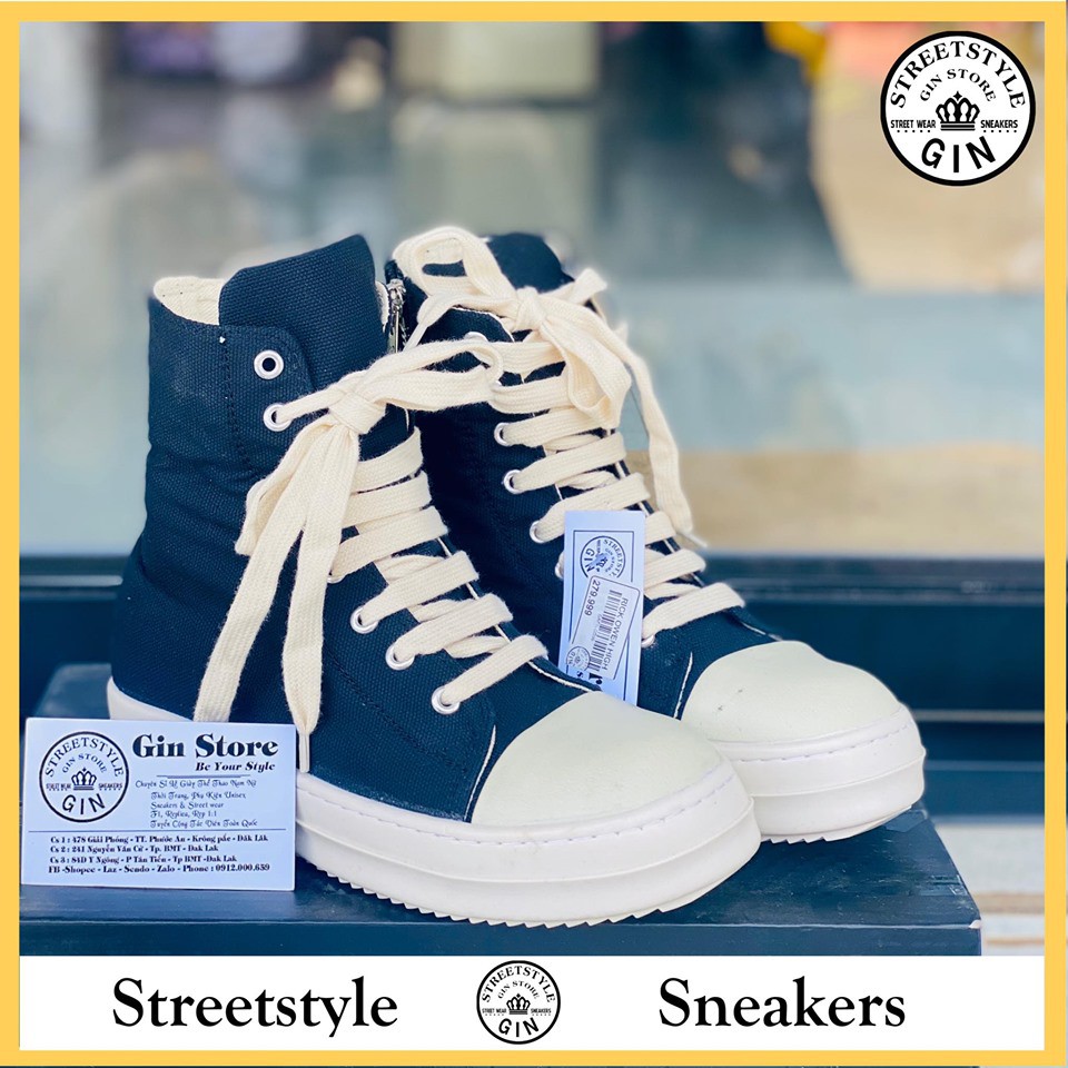❤️Giày Sneaker RO Đế Thơm Cổ Cao Nam Nữ - Gin STore ( Gin Store V)