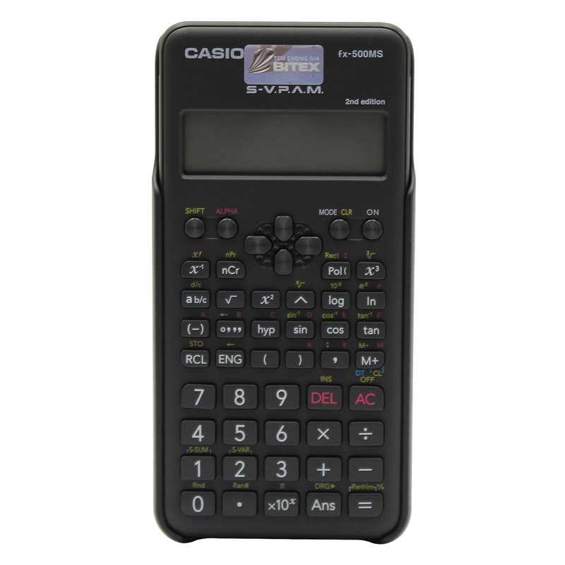 Máy Tính Học Sinh Casio FX-500MS 2nd Edition