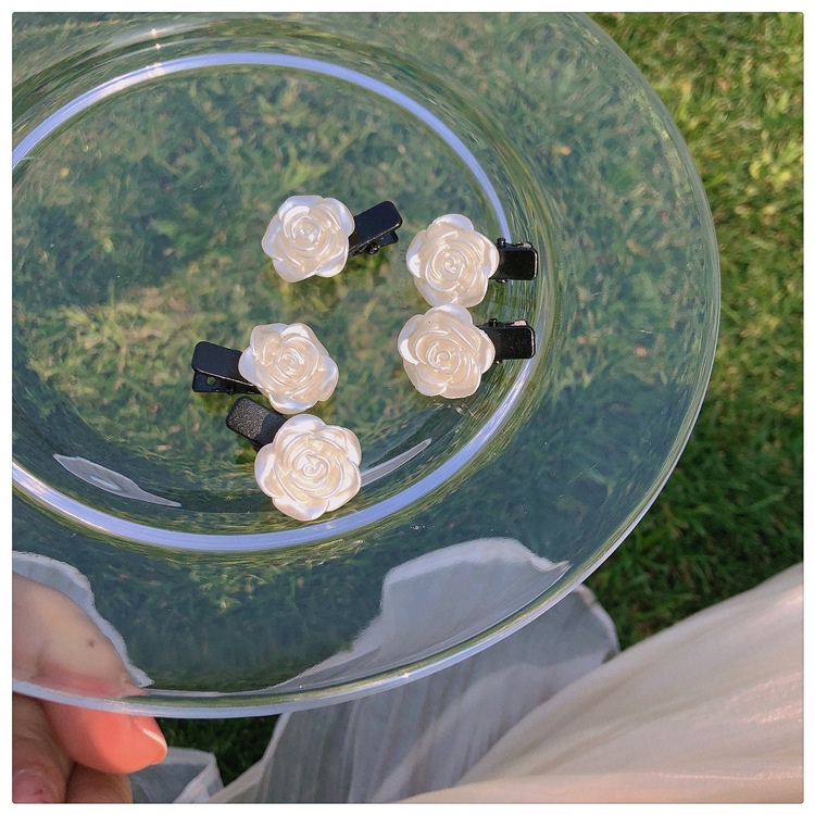 Kẹp Tóc Hình Hoa Trà Dễ Thương Xinh Xắn Dành Cho Nữ