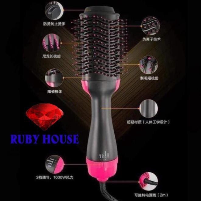 [SALE63]  HG0901 Lược sấy tóc đa năng Onestep, lược sấy tóc xoay 360 độ vừa sấp tóc vừa tạo kiểu-Ruby House tutu.hahasto