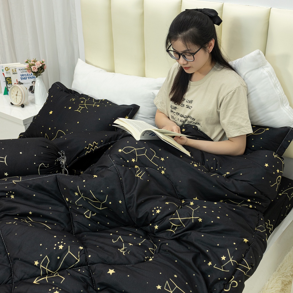 Sale Mạnh Bộ Sản Phẩm Cho Mùa Đông Họa Tiết Đáng Yêu - Ht chan ga goi