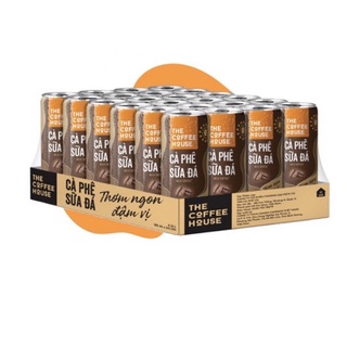 Cà phê sữa đá The Coffee House uống liền lon 180ml