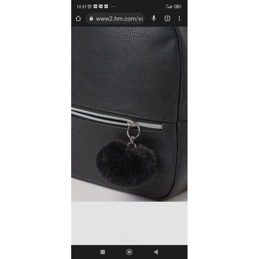 Balo HM đen siêu xinh Auth US