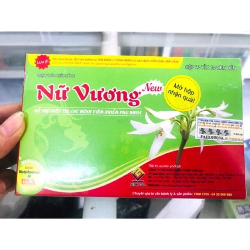 Nữ Vương New viên uống phụ khoa hộp 30 viên