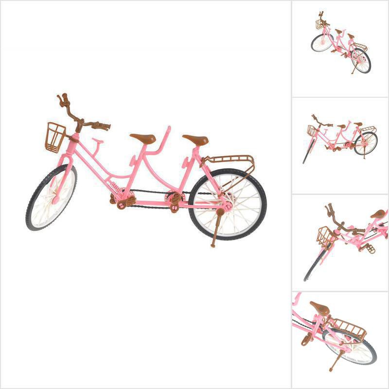 [HoMSI] Tandem Bicycle Bike For Kelly &amp; Ken Doll Outdoor Accessories SUU