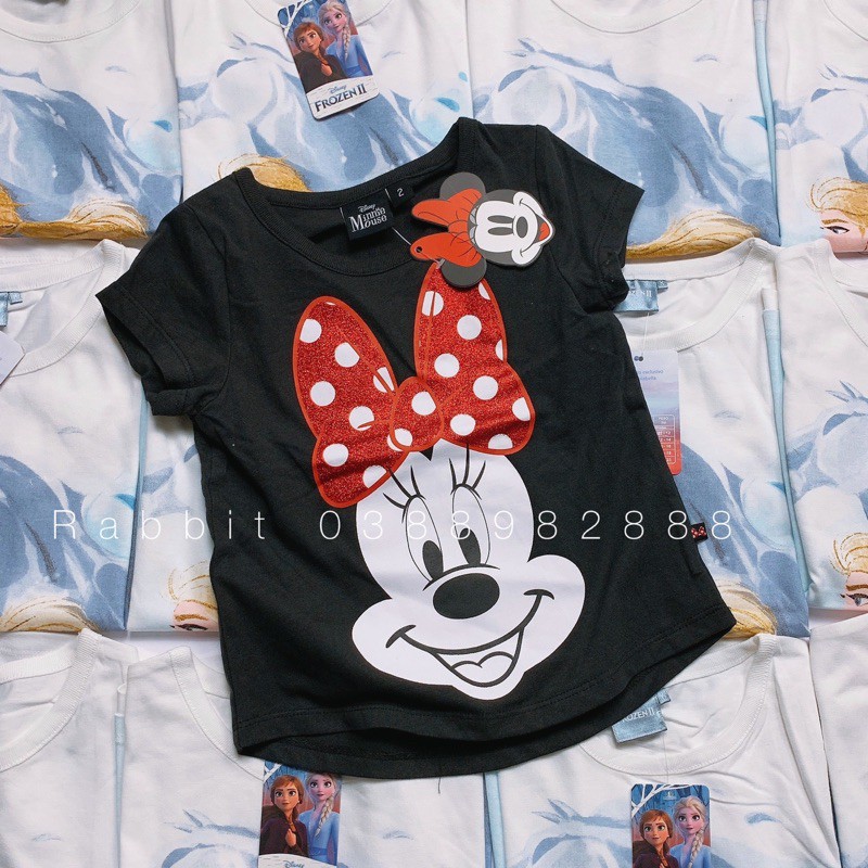 Áo cotton Disney bé gái - RABBITSHOP( hàng sale ko đổi trả)