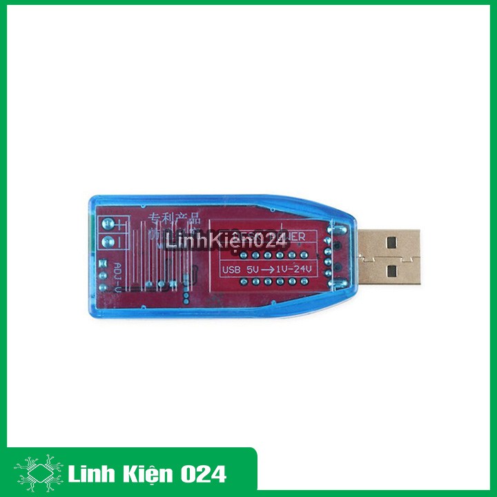Mạch điều chỉnh điện áp 1 chiều kết nối USB Boost-Buck vào 5VDC ra 1-24VDC công suất 3W