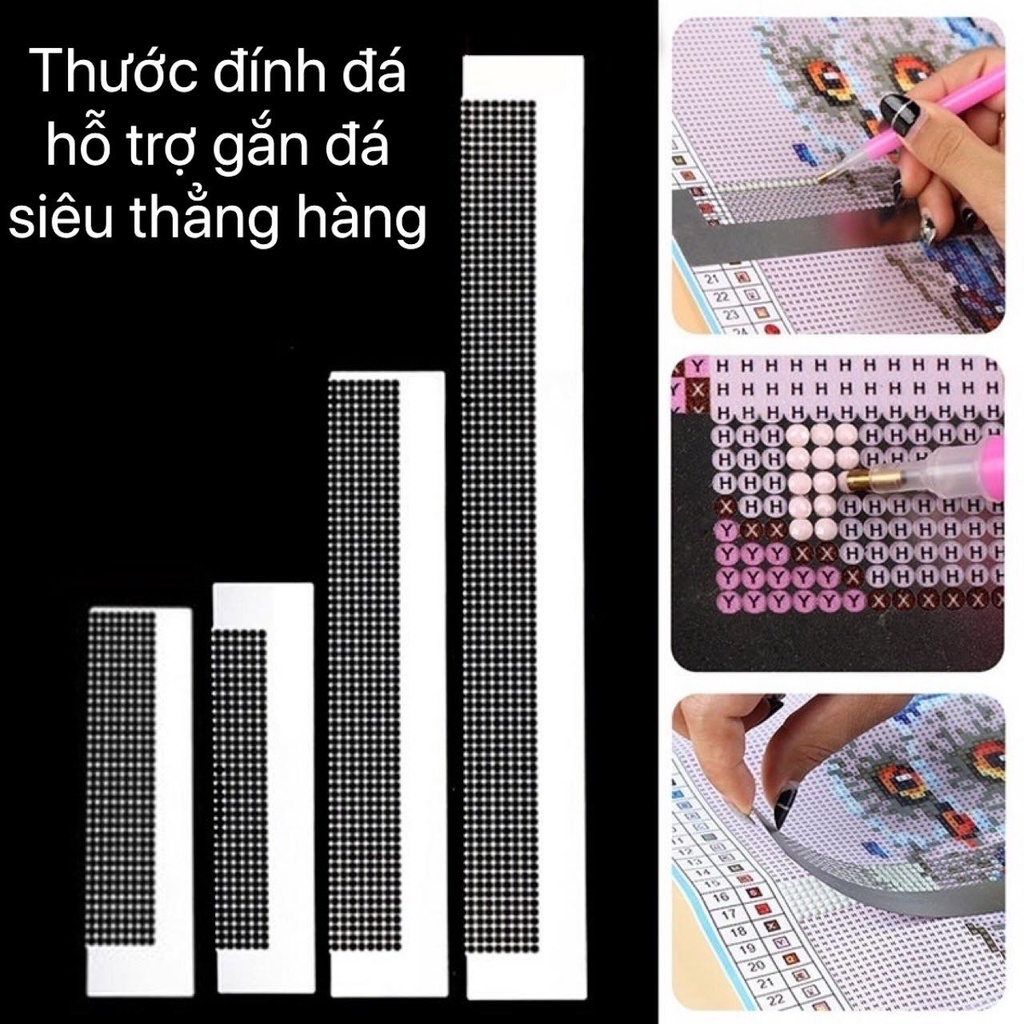 Thước đính đá chuyên dụng thẳng hàng cho tranh đá