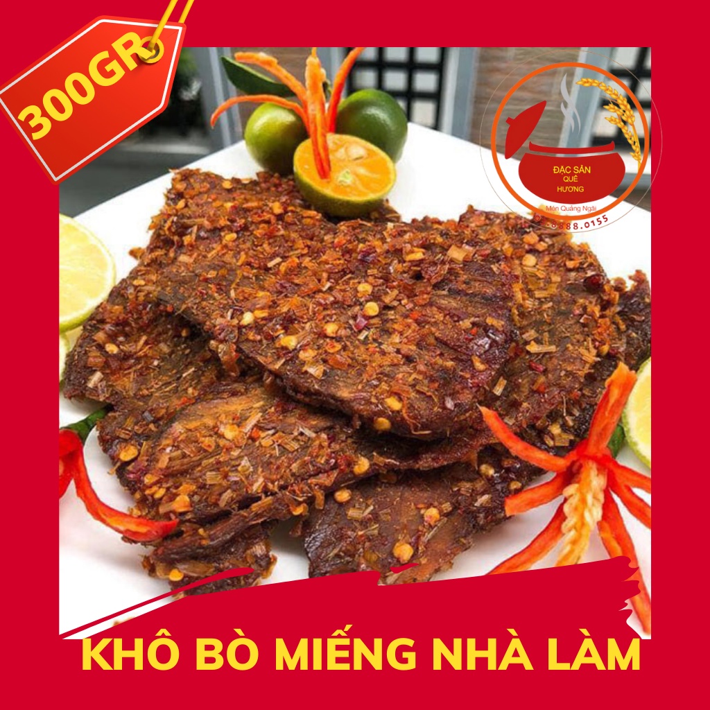 khô bò miếng 300gr giá xưởng