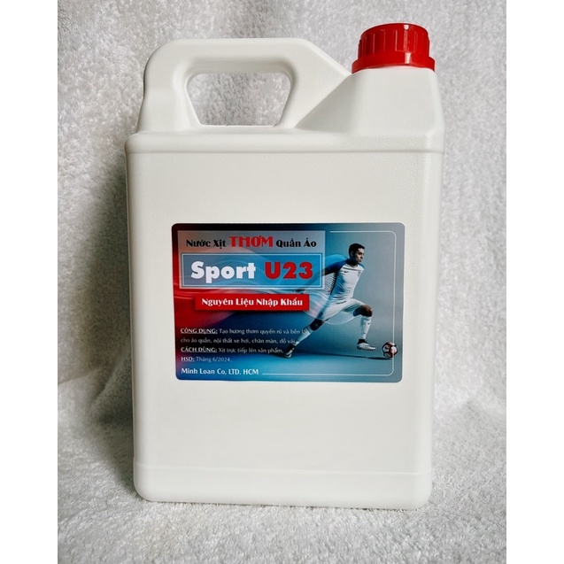5 LIT Nước Xịt Thơm Quần Áo Sport tặng kèm vỏ chai xịt