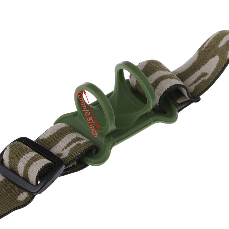 Bộ 2 Dây Đeo Đầu Co Giãn Cho Đèn Pin 22-30mm