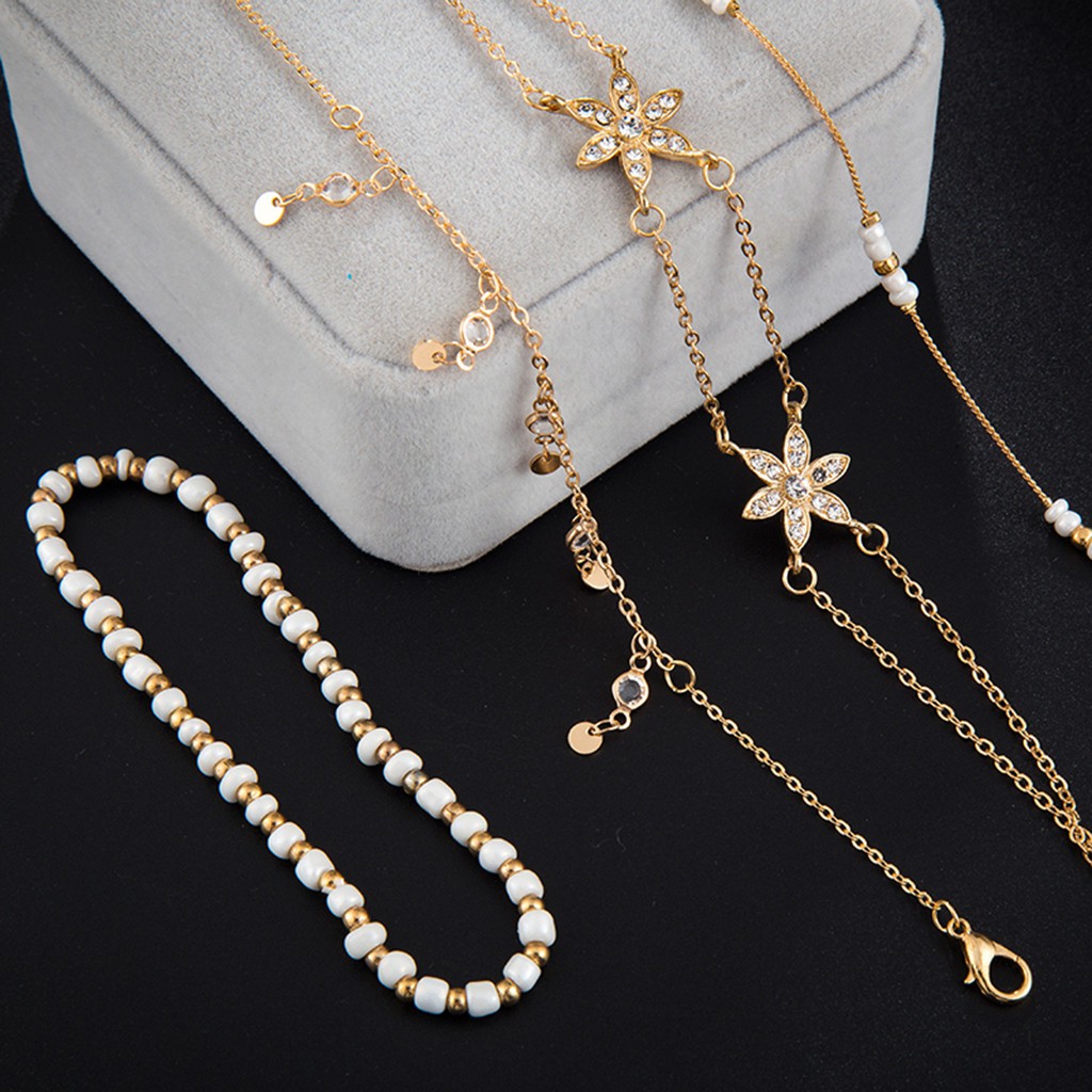 Lắc Chân Kim Loại Nhiều Lớp Phong Cách Bohemian | BigBuy360 - bigbuy360.vn