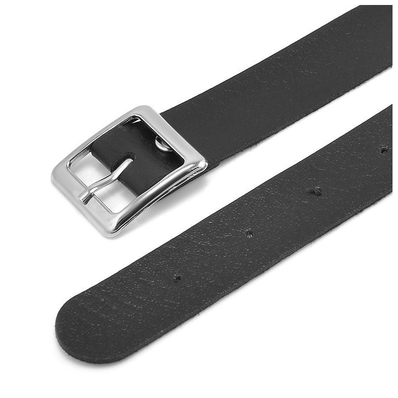 Vòng Cổ Choker Chất Liệu Da Màu Đen Phong Cách Gothic Cổ Điển