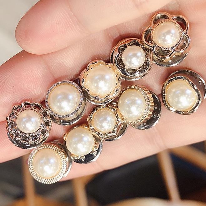 Set 10 Ghim Huy Hiệu Cài Áo Mini Siêu Sang Chảnh