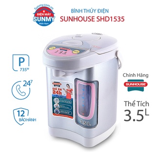 Bình thủy điện Sunhouse SHD1535 3.5 lít
