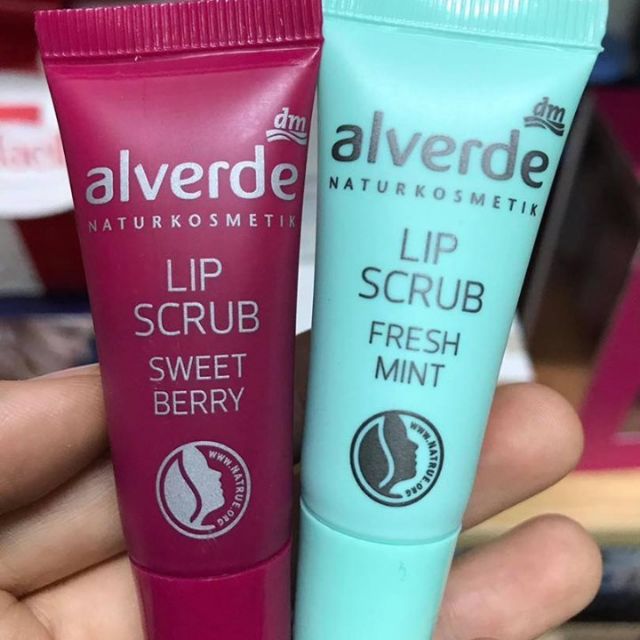 Tẩy da chết môi Alverde Sugar Lip 100% tự nhiên