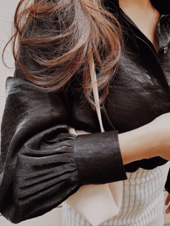 ÁO SƠ MI LỤA DỆT KIM 90S